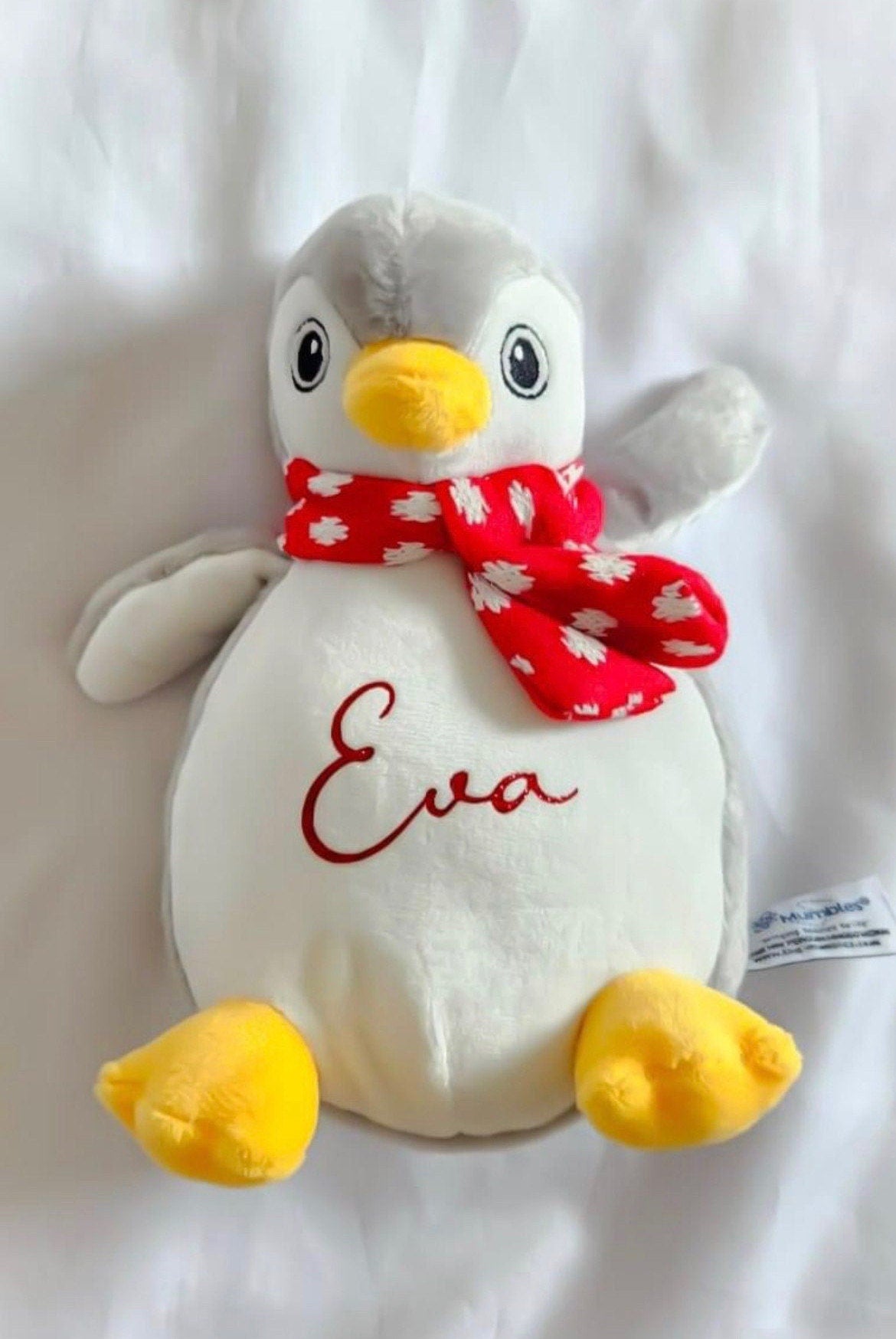 Christmas Personalised Penguin / gift / Xmas Eve Gift / Stocking Gift
