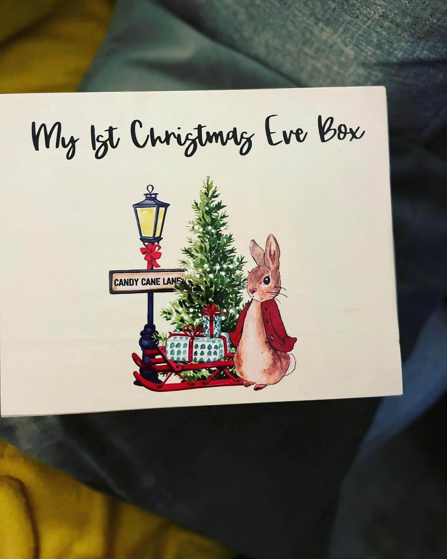 My 1st Christmas Eve box / baby box / keepsake / gift box / personalised