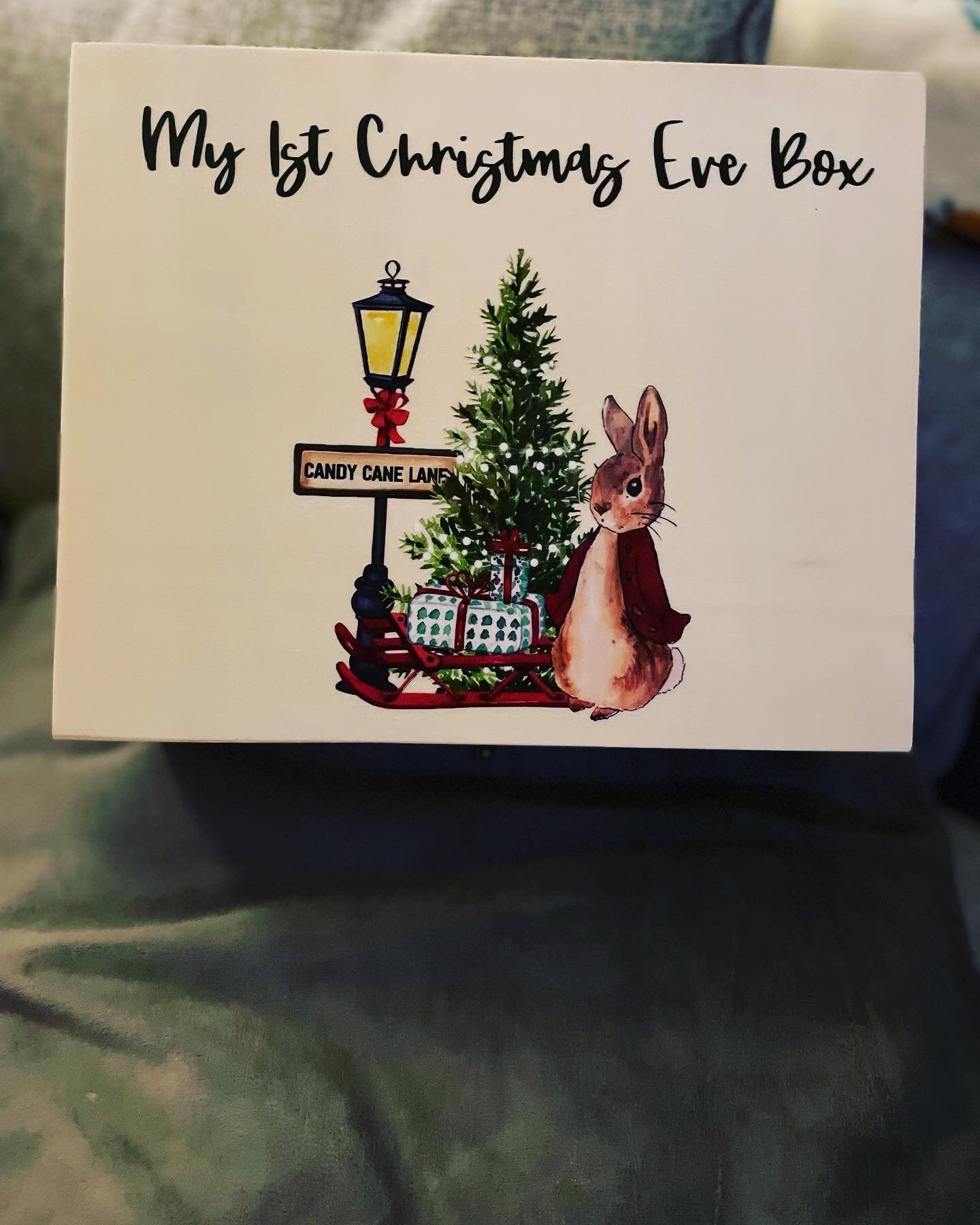 My 1st Christmas Eve box / baby box / keepsake / gift box / personalised
