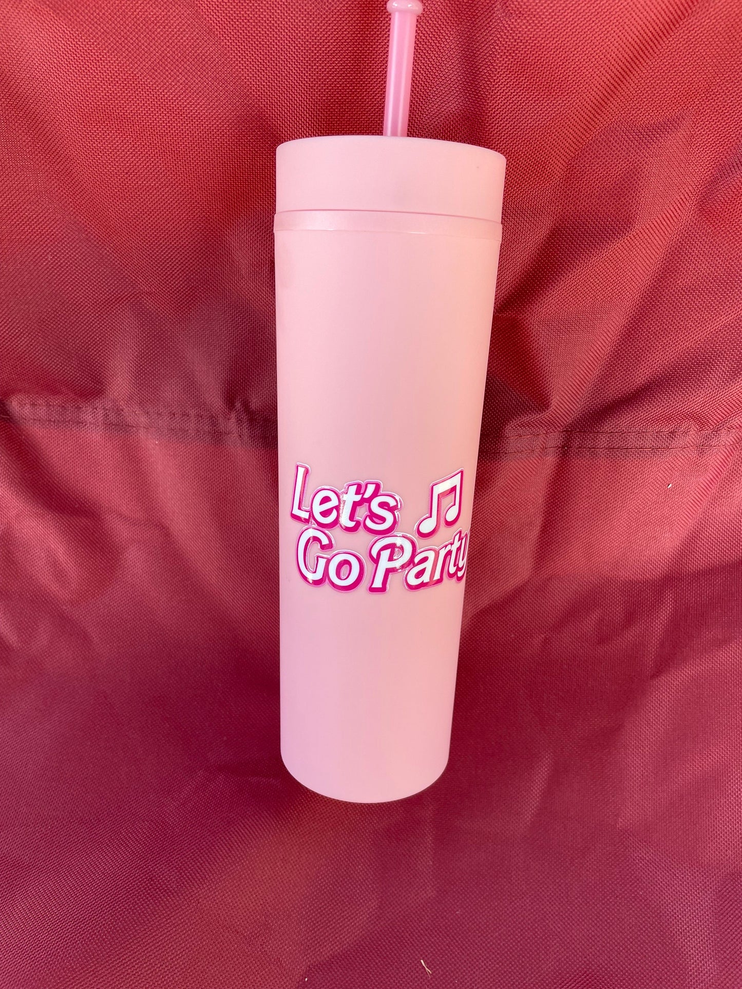 Cold Cup/ 16oz insulated  /let’s go party/ gift / present / can be personalised