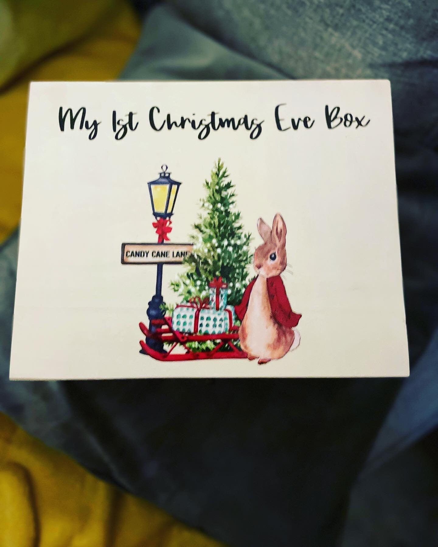 My 1st Christmas Eve box / baby box / keepsake / gift box / personalised