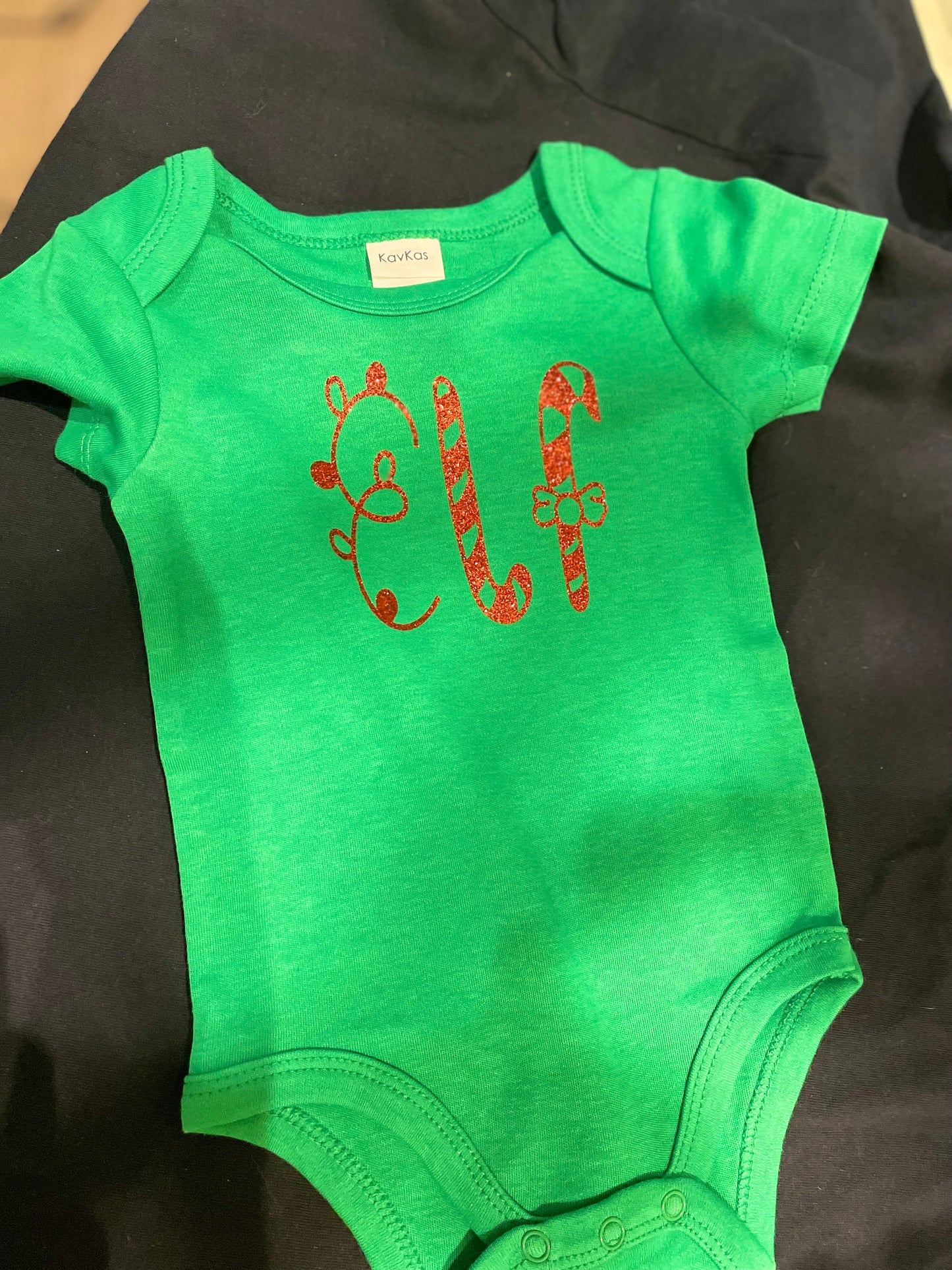 Baby Vest bodysuit / Elf baby bodysuit /baby Christmas / personalised