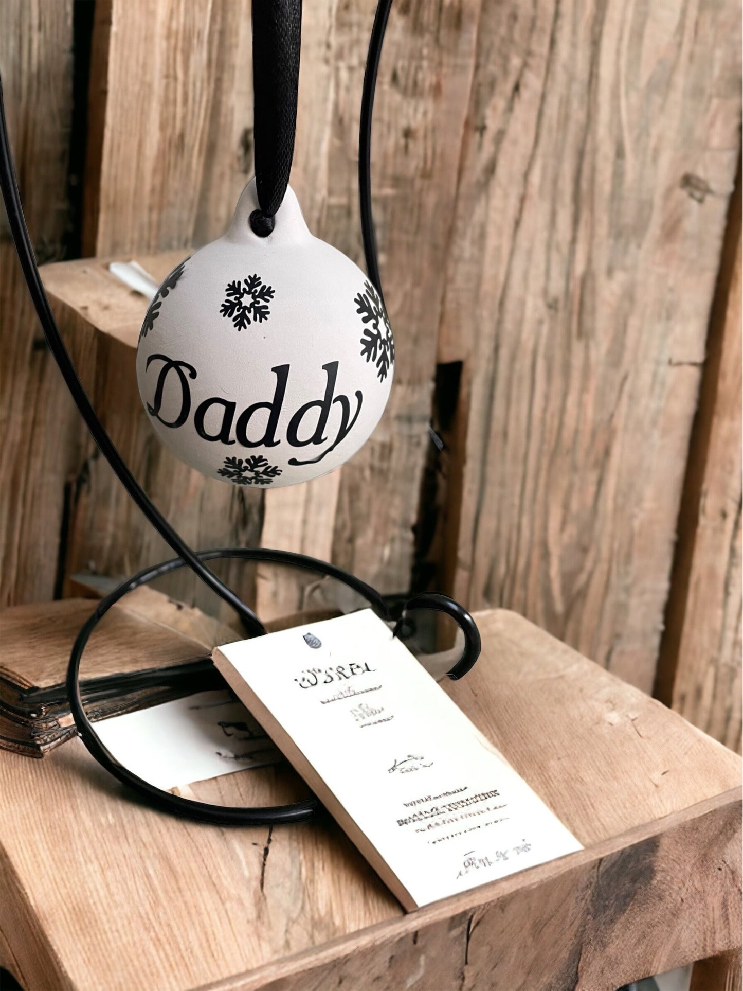 Personlised Ceramic Baubles / personalised / Christmas / keepsake /special event/ just married / 1st Christmas