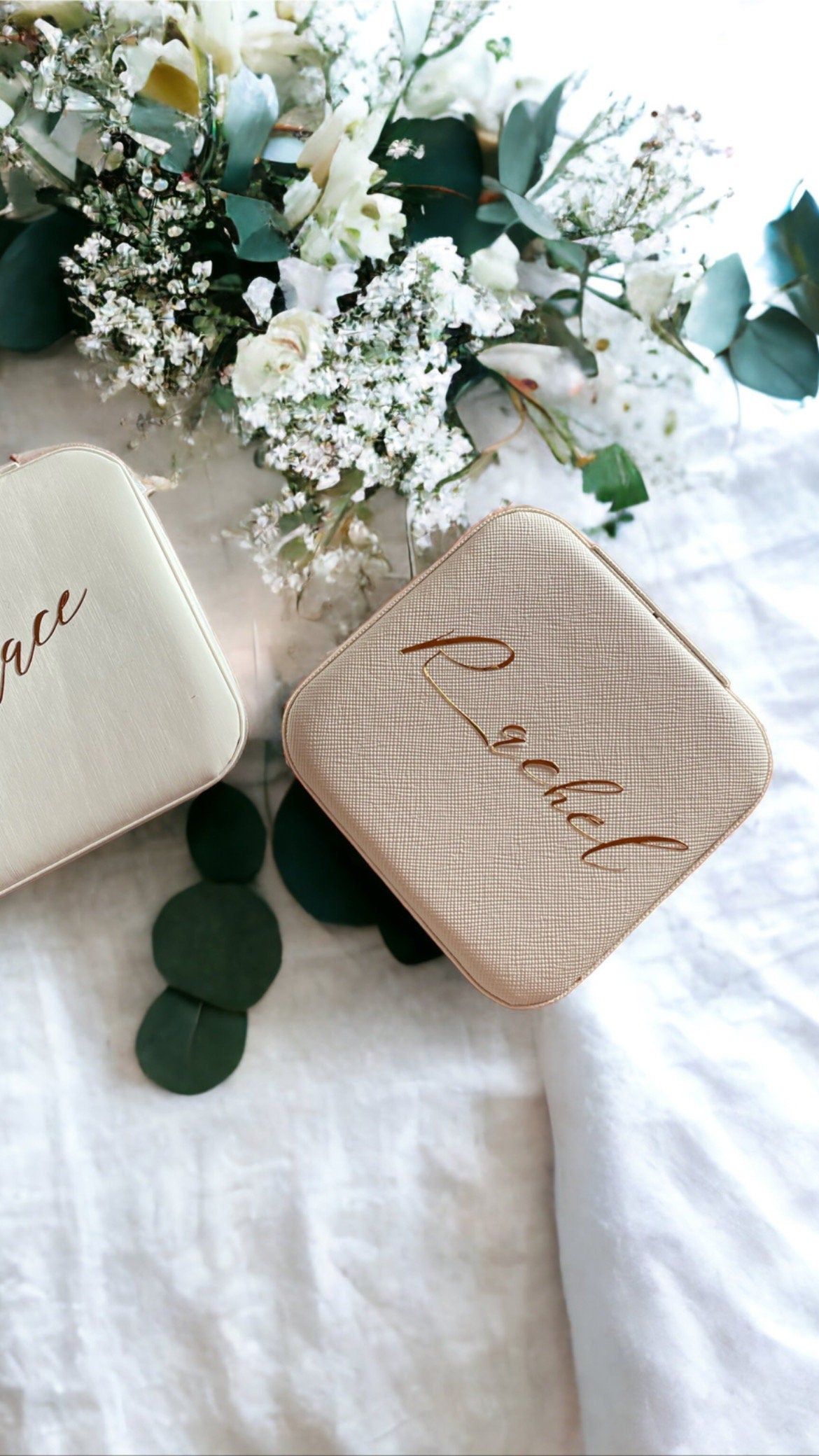 Travel Personalised Jewellery Cases / Gift / bridesmaid gift / mum gift / gift for her